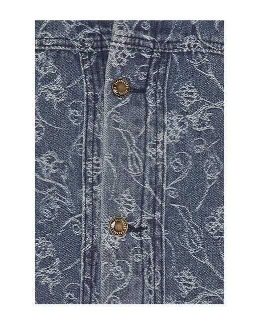 Honor The Gift Blue Floral Utility Jacket for men