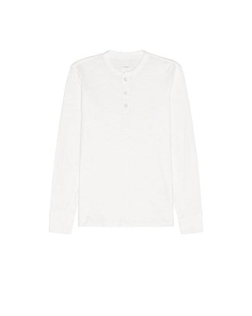 Classic Henley En Color Blanco Talla (También En S, M, Xl) Rag & Bone de hombre de color White