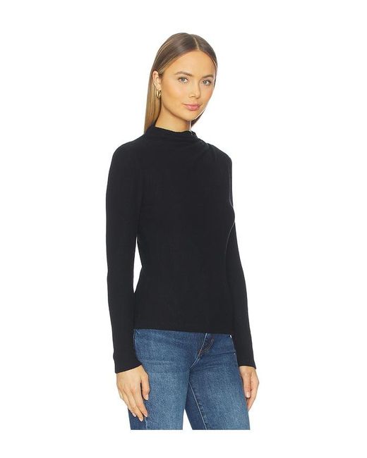 Nation Los Angeles Black Neda Pleated Top