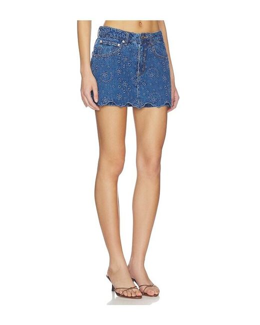 Steve Madden Blue Delilah Skort