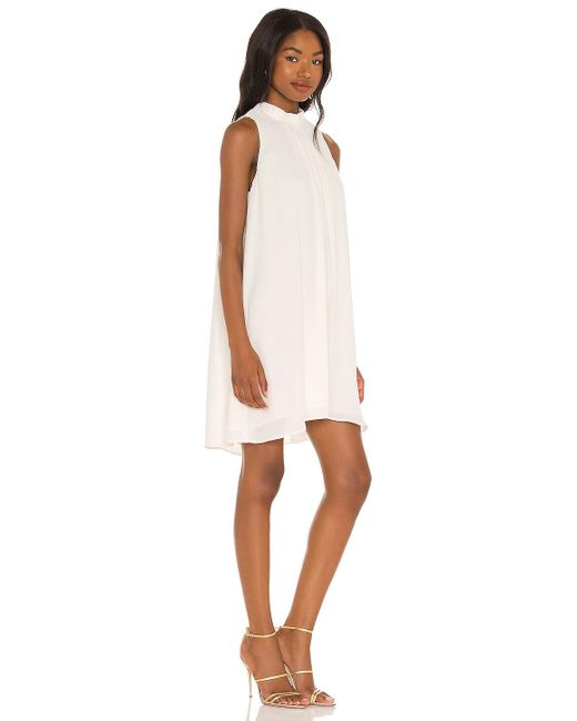 Krisa Ruched Turtleneck Halter Dress in 