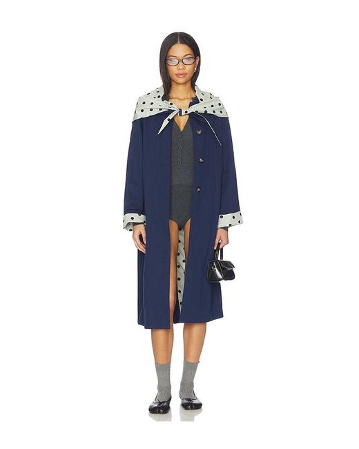 Lisa Says Gah Blue Olson Trench