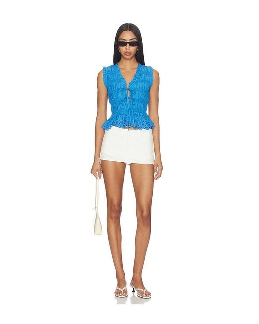 Rails Blue Martine Top