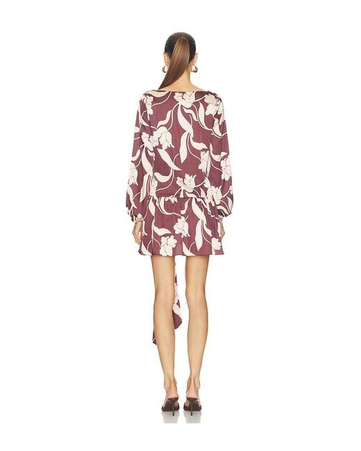 MISA Los Angles Red Larissa Dress