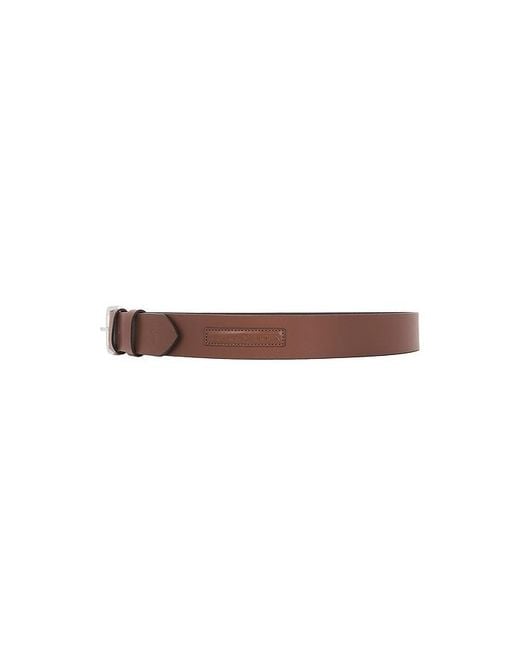 Polo Ralph Lauren Brown Italian Saddle Leather Belt for men