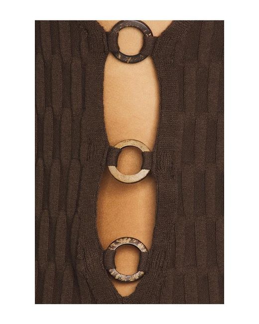Free People Brown X Free-Est Lilliana Midi Dress