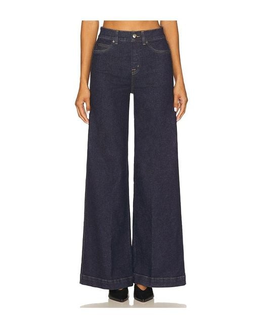 Spanx Blue Pull On Wide Leg Jean