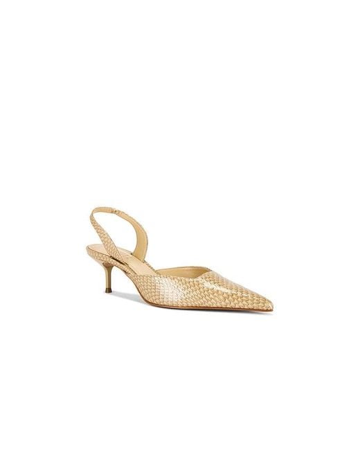 SCHUTZ SHOES White Paola Mid Pump