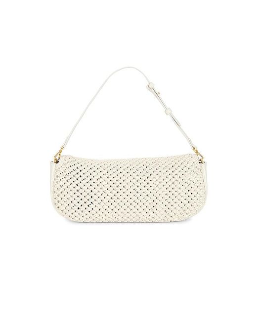 Polo Ralph Lauren White Leather Long Flap Clutch Large