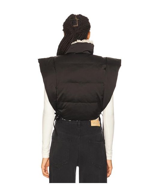 Isabel Marant Black Hoodiali Vest