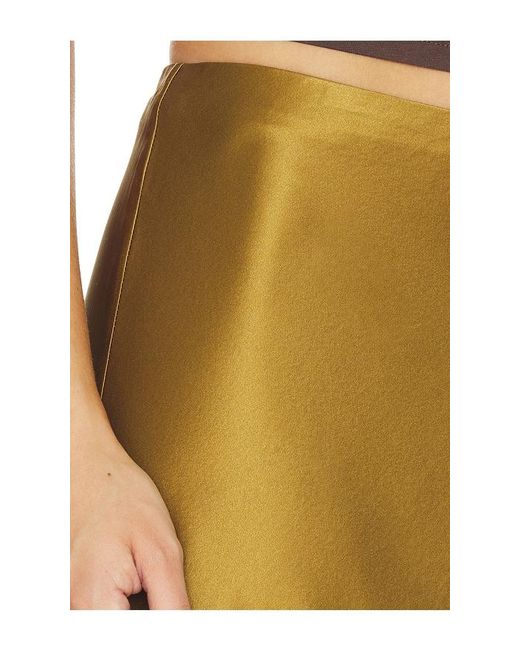 SRG Yellow Marion Silk Skirt