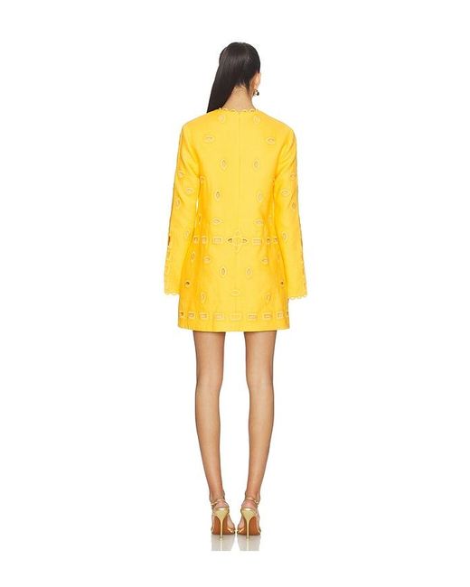 Alexis Yellow Eulia Dress