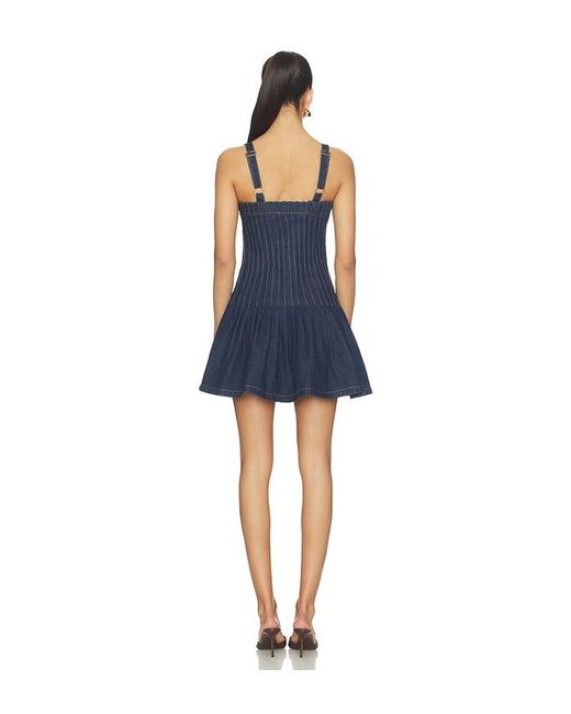 Tularosa Blue Harlow Mini Dress