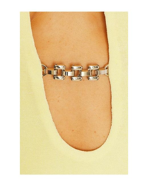 Misha Metallic Yesenia Slinky Maxi Dress