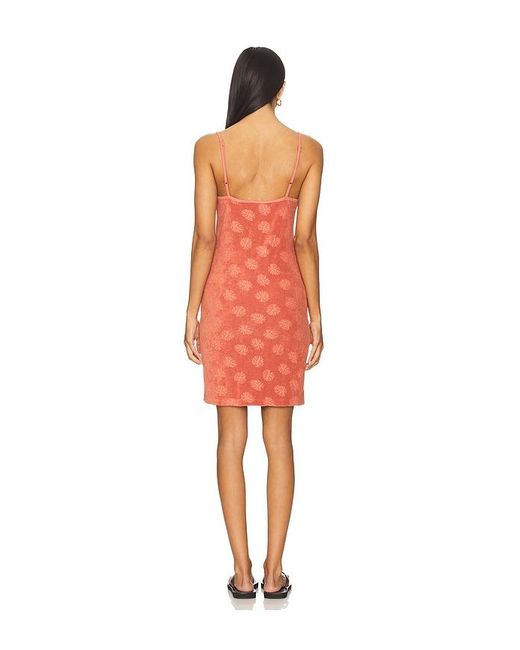Bobi Orange Dress