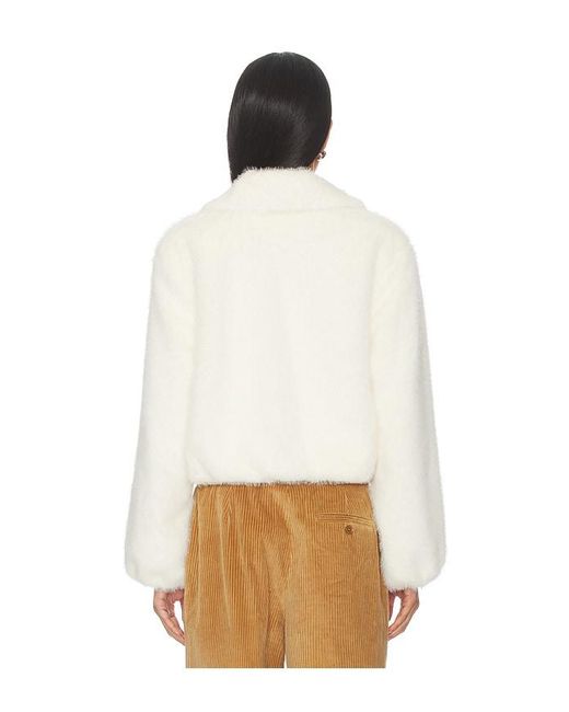 Steve Madden White Evanie Coat