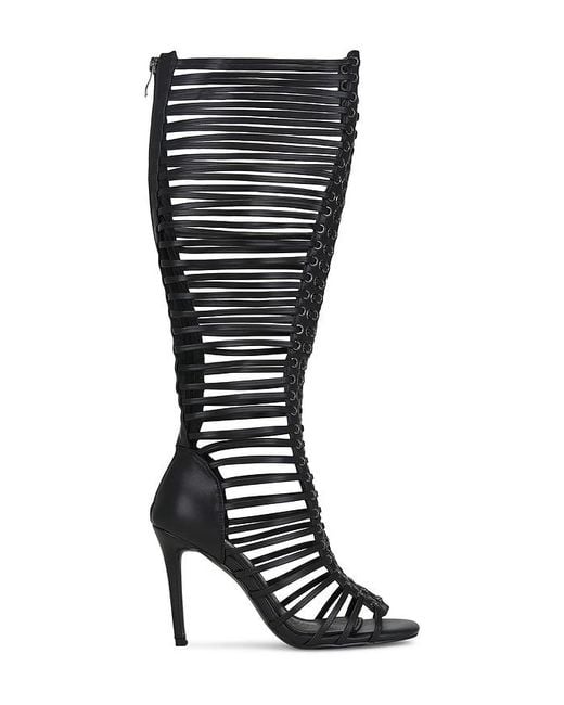Nii HAI Black Lock Up Heel