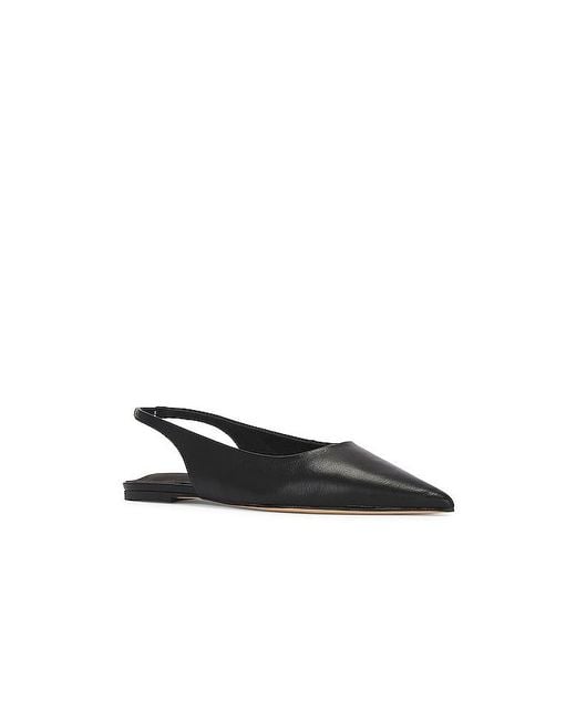 Tony Bianco Black Javier Flat
