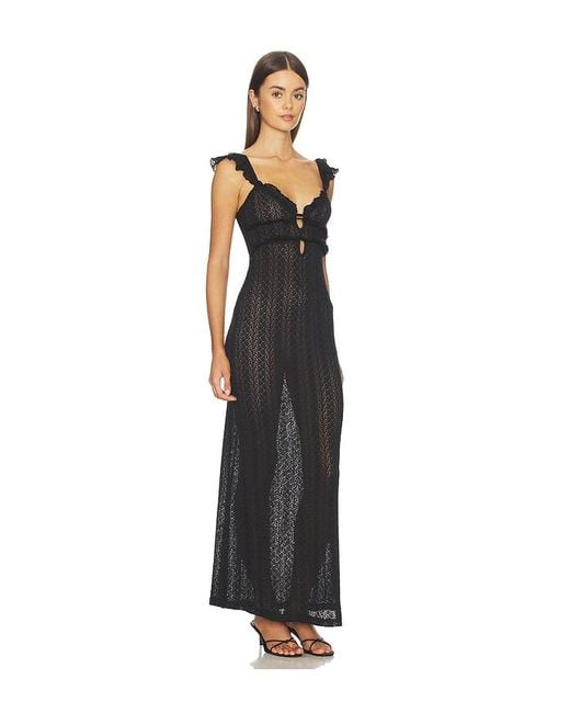 MORE TO COME Black Macie Maxi Dress