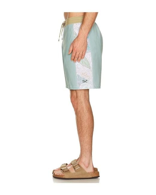 Dark Seas Blue Rincon Boardshort for men