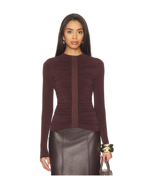 Hervé Léger Purple The Veronica Top