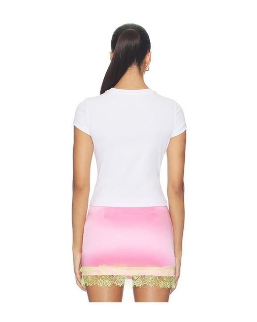 superdown Pink Trysta Baby Tee