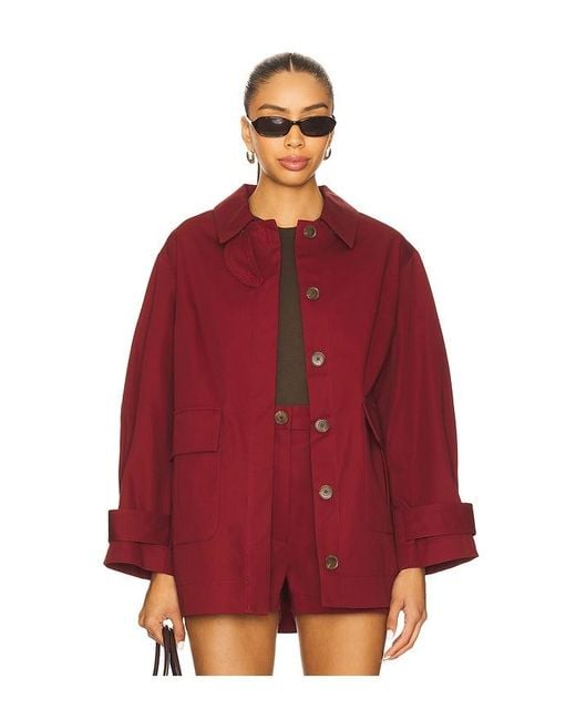 Matthew Bruch Red Cargo Barn Jacket