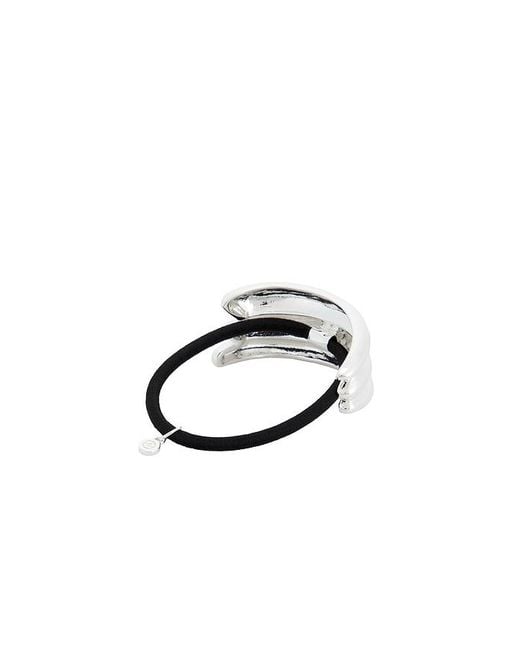 Ettika Black Modern Rows Hair Tie
