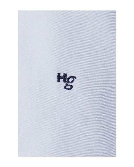 HOMMEGIRLS White Original Cropped Shirt