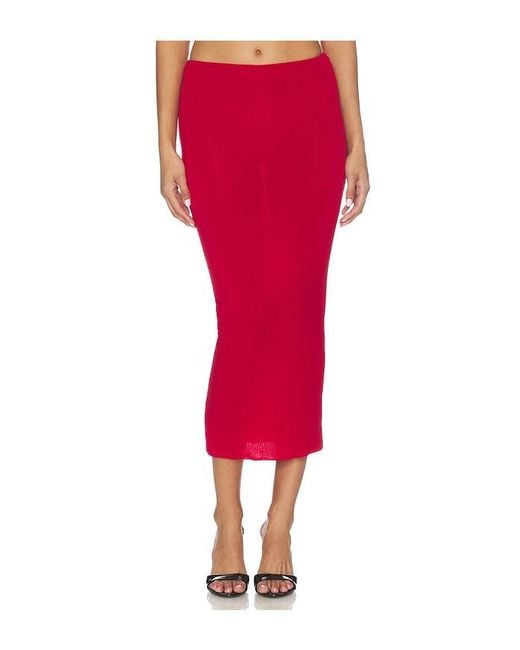 Maygel Coronel Red Aelia Skirt