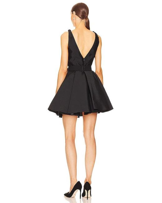 The New Arrivals Ilkyaz Ozel Black Reine Mini Dress