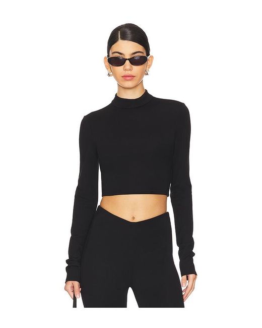 Camila Coelho Black Ileana Top