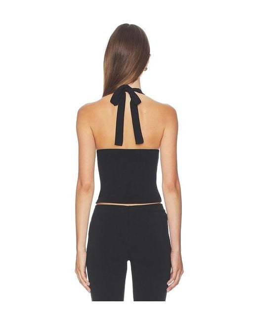 Oddli Black Halter Top