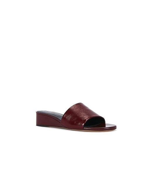 Mansur Gavriel Brown Zeppa Slide
