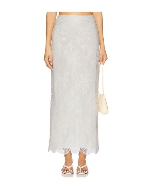 Stone Cold Fox White X Revolve Audrey Maxi Skirt