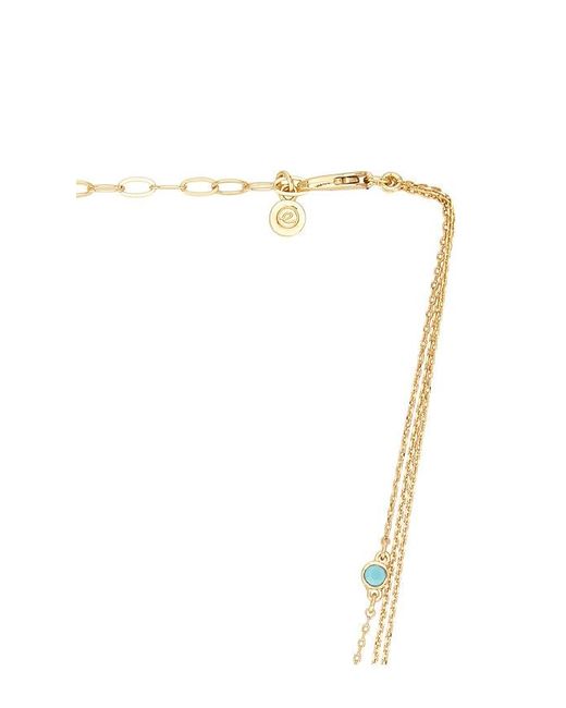 Ettika White Crystal Dot Layered Necklace