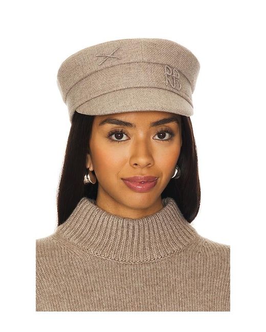 Ruslan Baginskiy Logo-Embellished Baker Boy Cap Brown