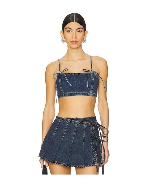 A.Brand Blue Devotion Bralette Top