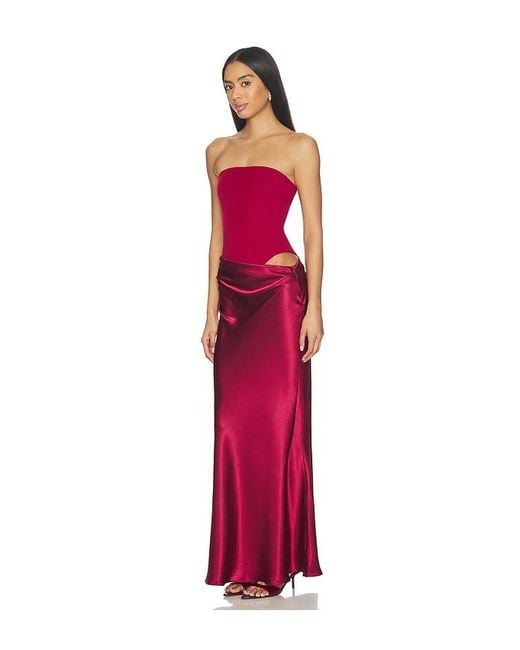 ALL THE WAYS Red Carrie Maxi Dress