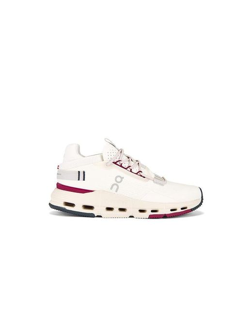 On Shoes White Cloudnova 2 Sneaker