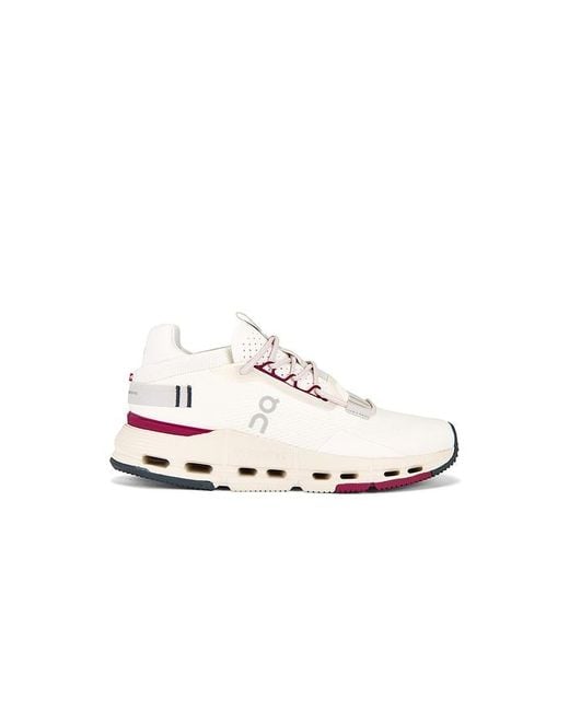 On Shoes White Cloudnova 2 Sneaker