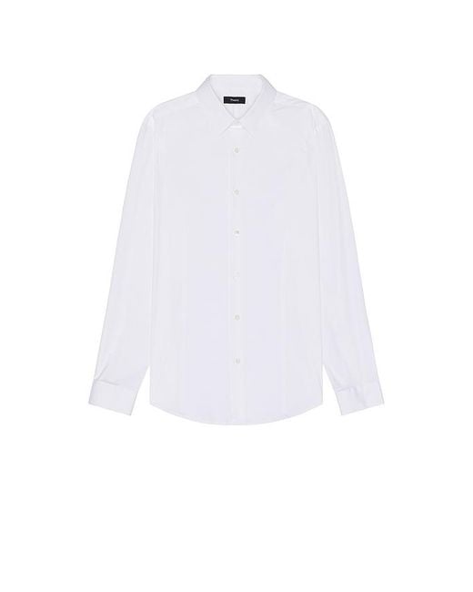 Camisa En Color Blanco Talla (También En M, S, Xl/1X) Theory de hombre de color White