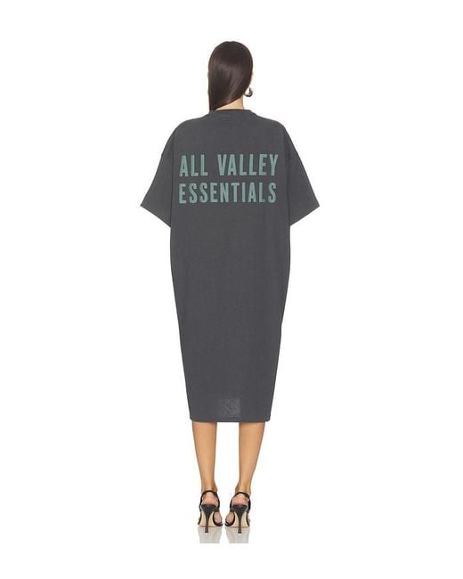 Fear Of God Black Long T-Shirt Dress