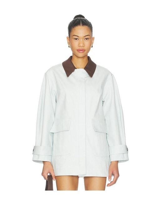 Matthew Bruch White Cargo Barn Jacket