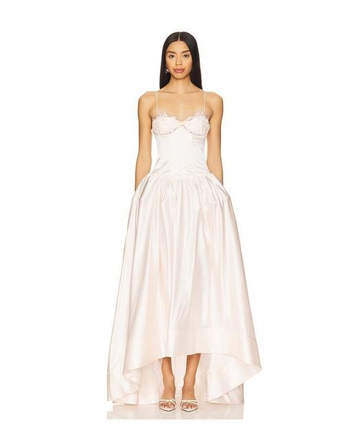 For Love & Lemons White Nara Gown