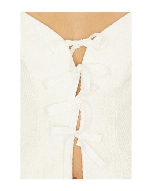 MAJORELLE White Annie Top