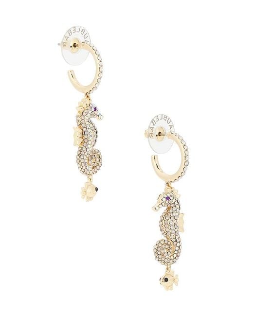 BaubleBar White Statement-Ohrringe Vela