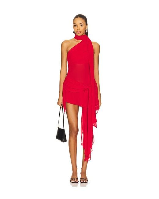 GUIZIO Red Cyrielle Dress