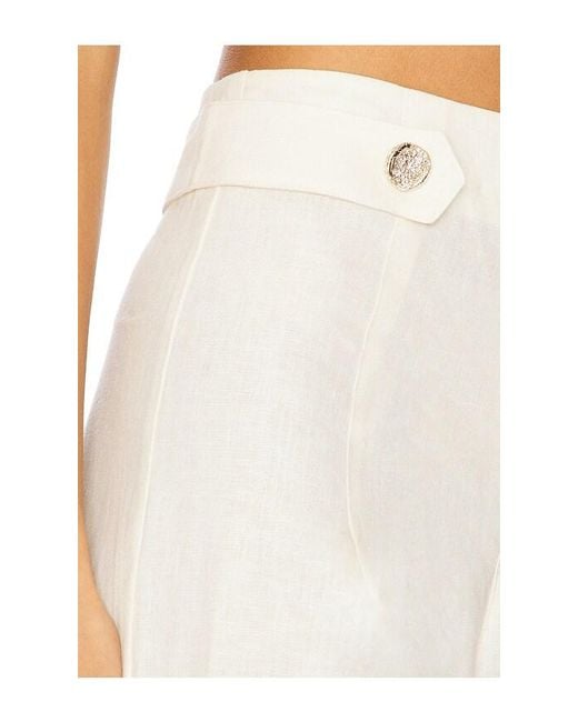 Hevron White Carlin Pant