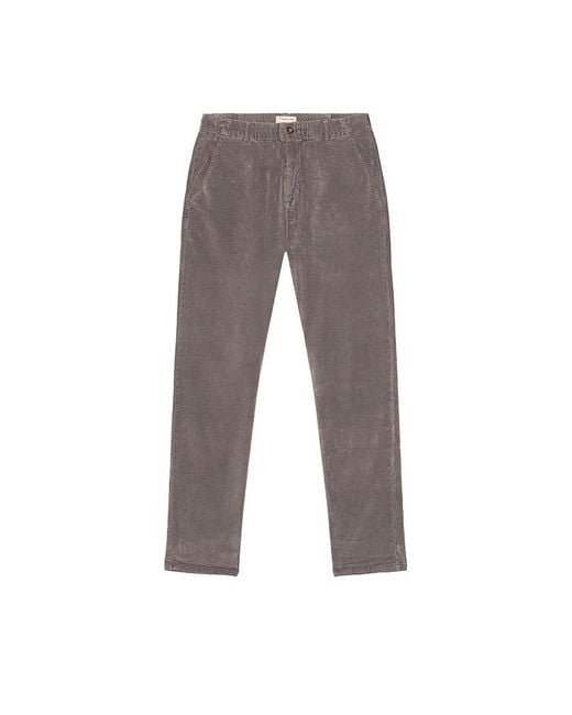 Marine Layer Gray Saturday Moleskin Chino for men
